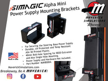Load image into Gallery viewer, SIMAGIC Alpha and Alpha Mini 40MM PSU Mounting Brackets - MAV80004
