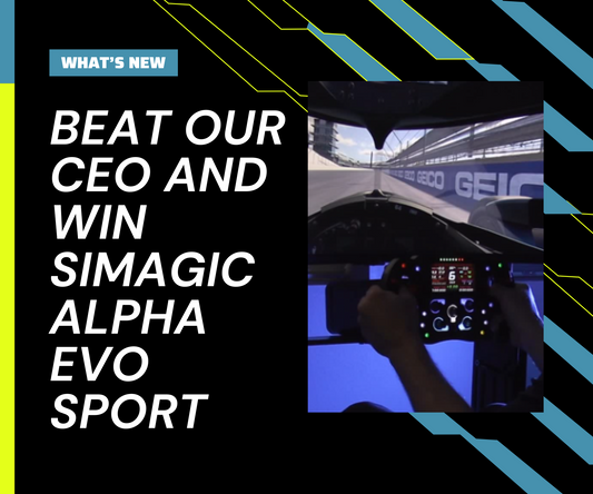 Beat Our CEO and Win a Simagic Alpha Evo Sport