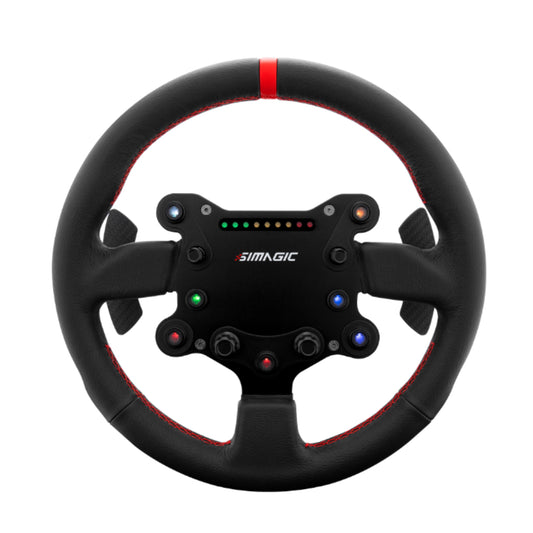 Simagic GTS Leather Wheel and Button Box (OPEN BOX)