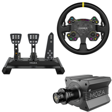 Load image into Gallery viewer, Moza Racing R12/R16/R21 with Pedals Complete Bundles
