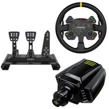 Load image into Gallery viewer, Moza Racing R12/R16/R21 with Pedals Complete Bundles
