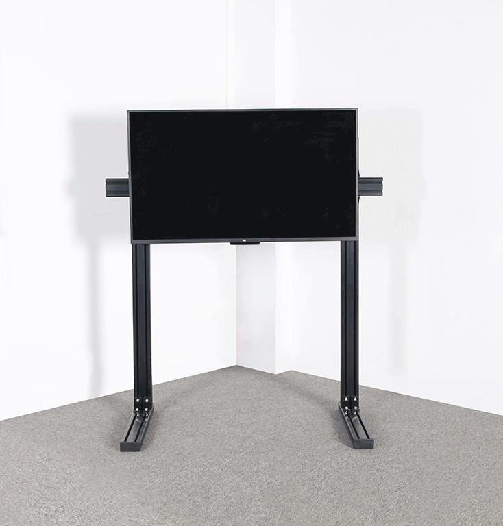 Black Aluminum 1200mm Simulator Monitor Stand