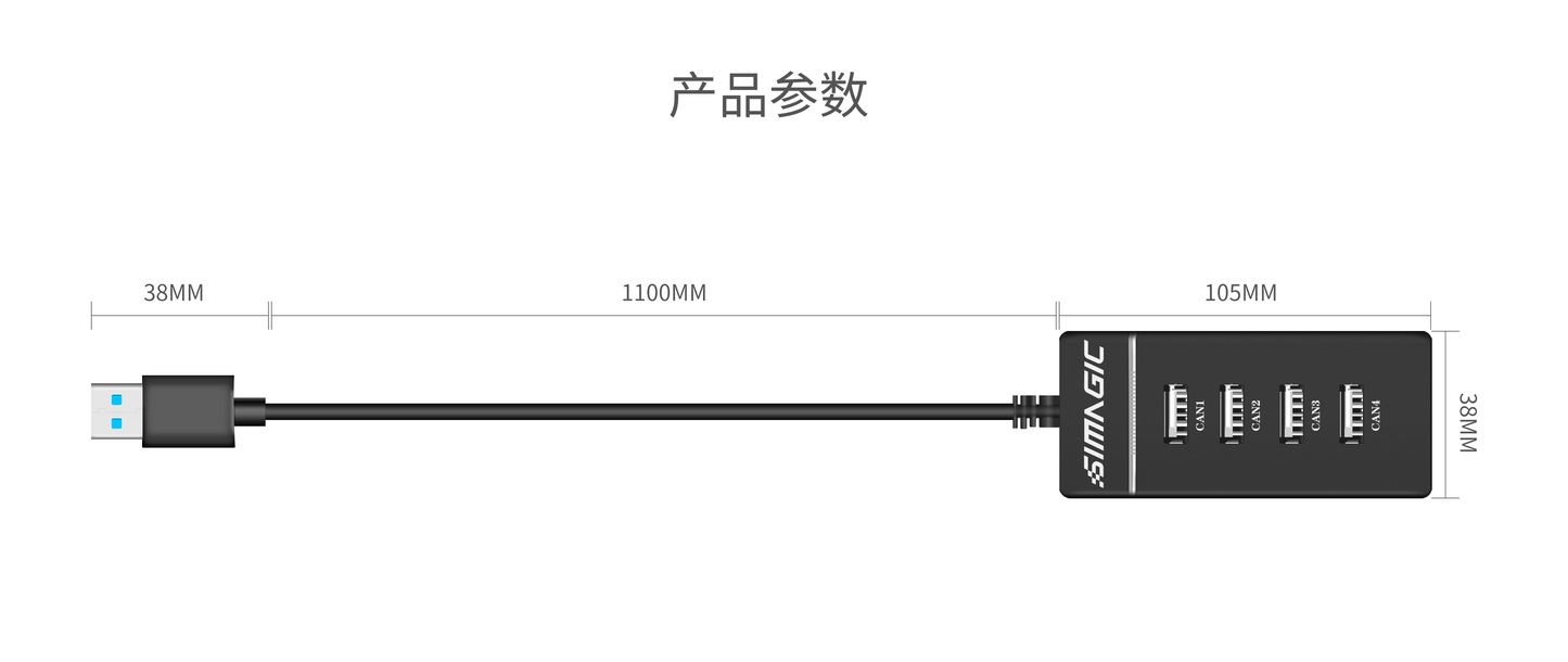 Simagic USB Canbus Hub