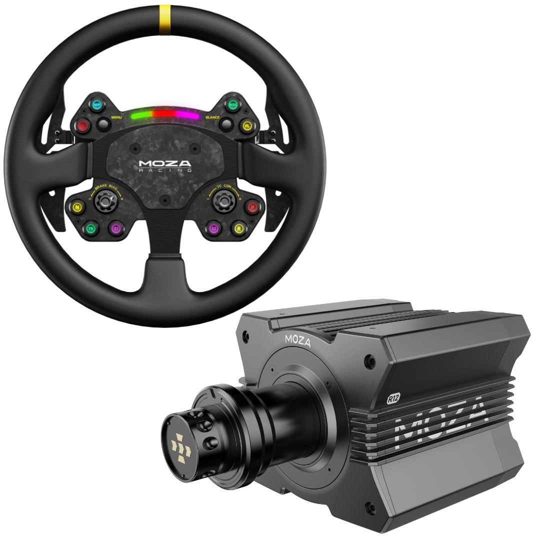 Moza Racing R12 Direct Drive Steering System – Sim-Motion US