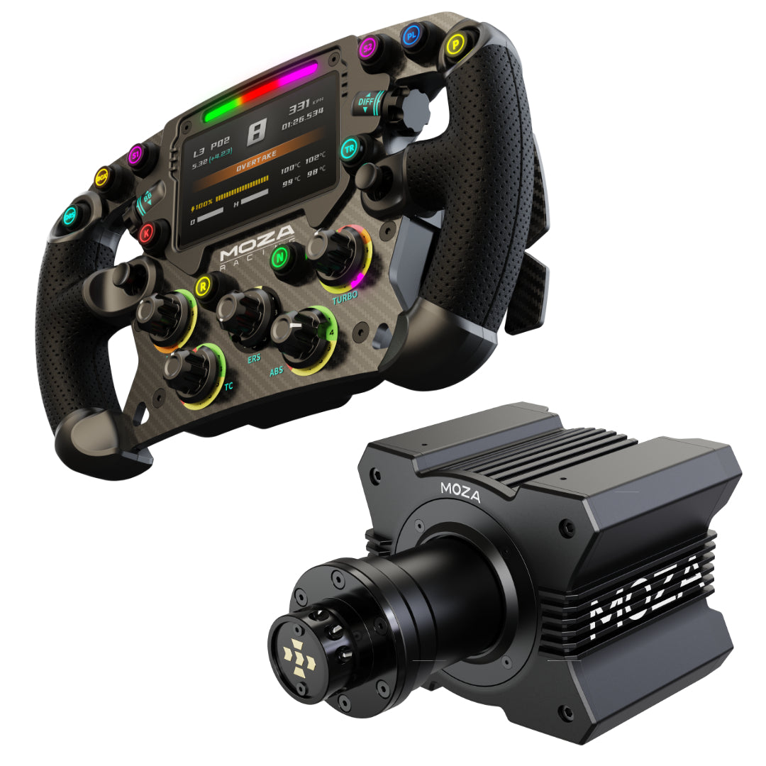 MOZA Racing launches GS Steering Wheel R9 Direct Drive Base